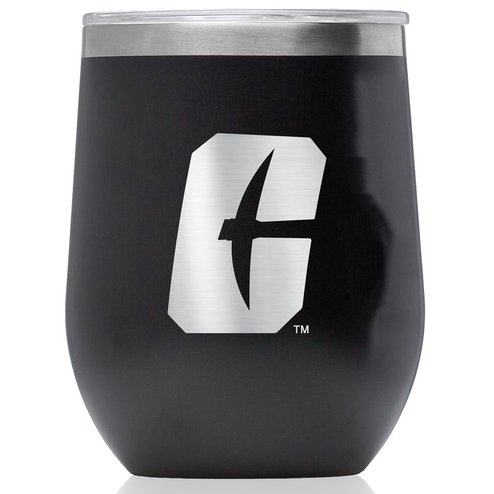 Corkcicle Stemless Wine Glass with Charlotte 49ers Primary Logo