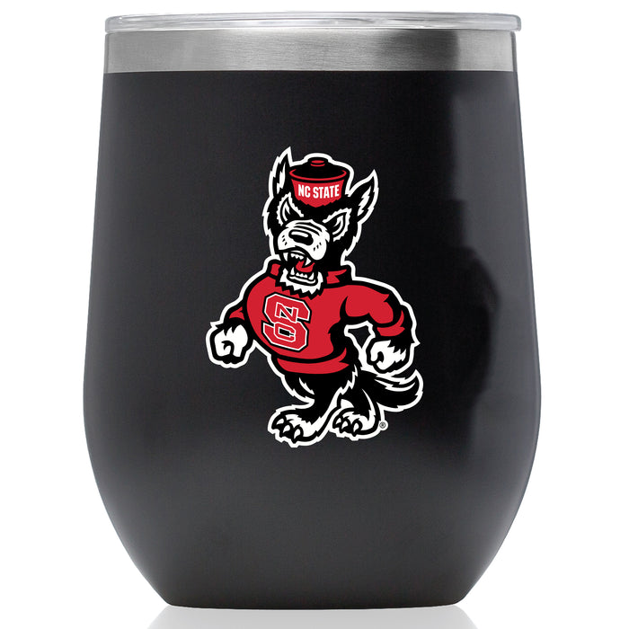 Corkcicle Stemless Wine Glass with NC State Wolfpack Secondary Logo