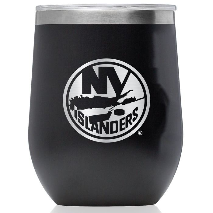 Corkcicle Stemless Wine Glass with New York Islanders Primary Logo