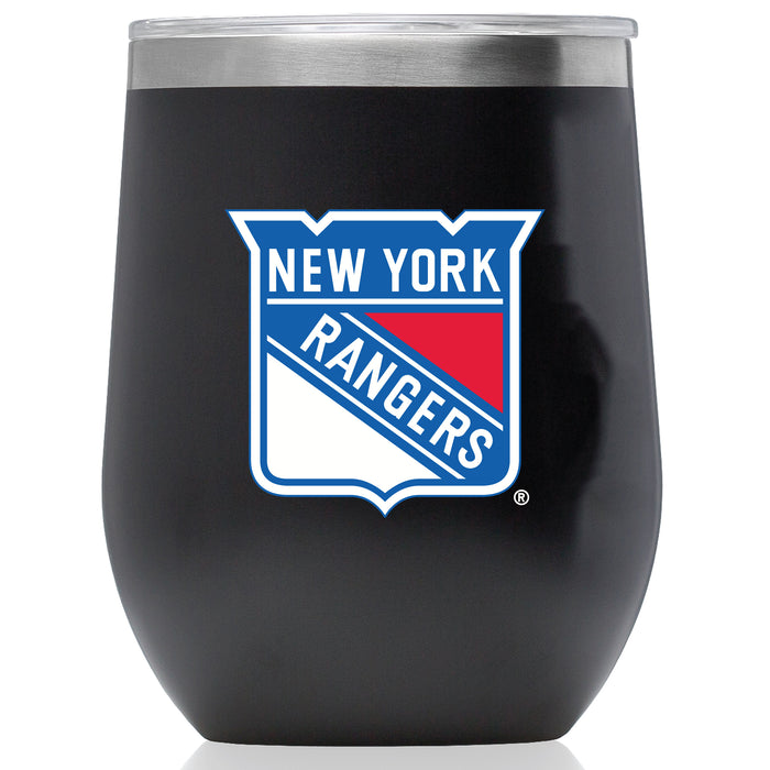 Corkcicle Stemless Wine Glass with New York Rangers Primary Logo