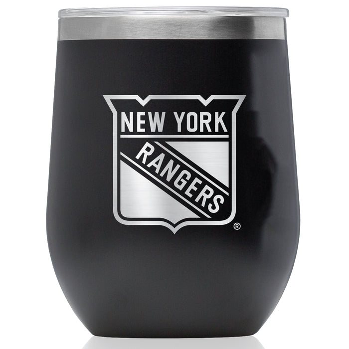 Corkcicle Stemless Wine Glass with New York Rangers Primary Logo