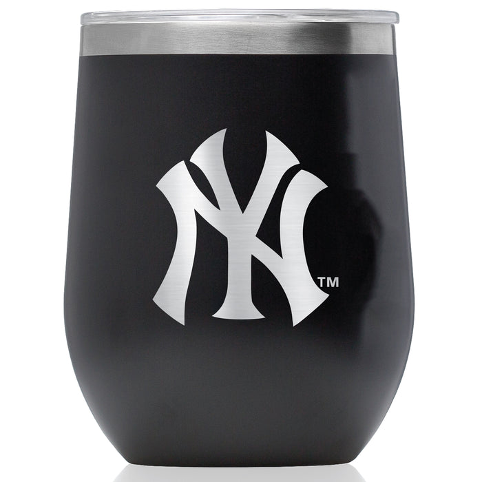 Corkcicle Stemless Wine Glass with New York Yankees Primary Logo