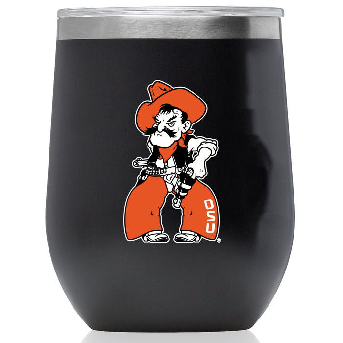 Corkcicle Stemless Wine Glass with Oklahoma State Cowboys Secondary Logo