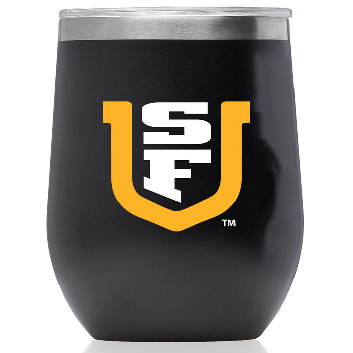 Corkcicle Stemless Wine Glass with San Francisco Dons Secondary Logo