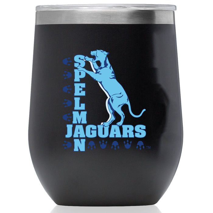 Corkcicle Stemless Wine Glass with Spelman College Jaguars Primary Logo
