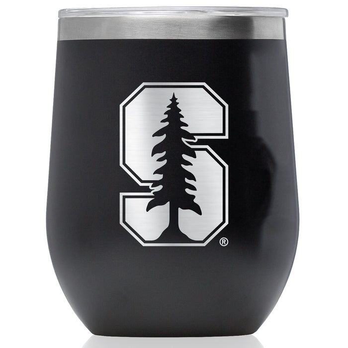 Corkcicle Stemless Wine Glass with Stanford Cardinal Primary Logo