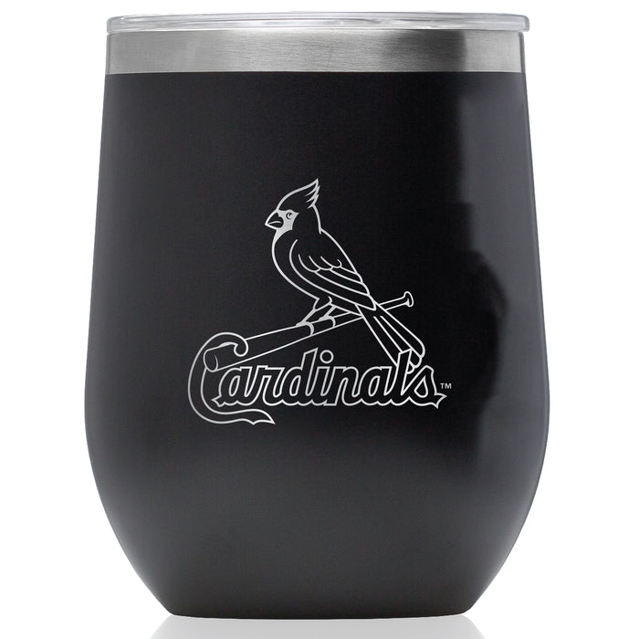 Corkcicle Stemless Wine Glass with St. Louis Cardinals Primary Logo