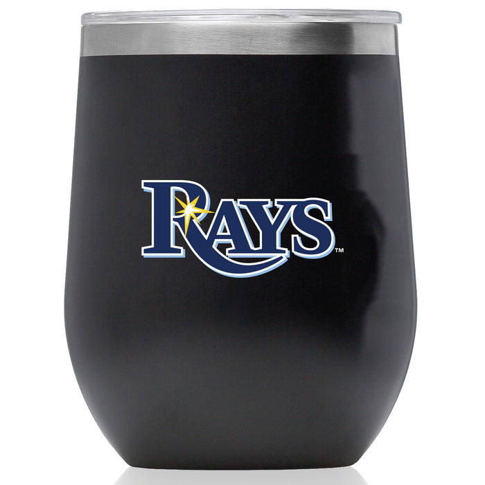 Corkcicle Stemless Wine Glass with Tampa Bay Rays Primary Logo