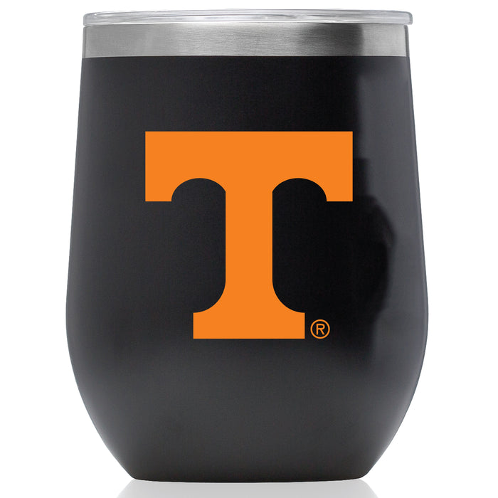 Corkcicle Stemless Wine Glass with Tennessee Vols Primary Logo