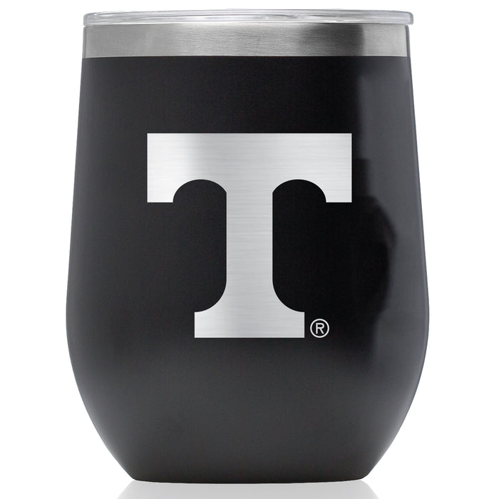 Corkcicle Stemless Wine Glass with Tennessee Vols Primary Logo