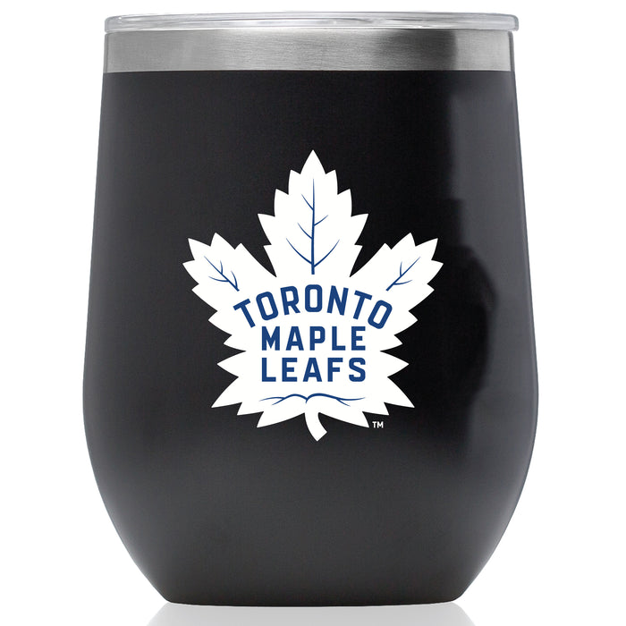 Corkcicle Stemless Wine Glass with Toronto Maple Leafs Primary Logo