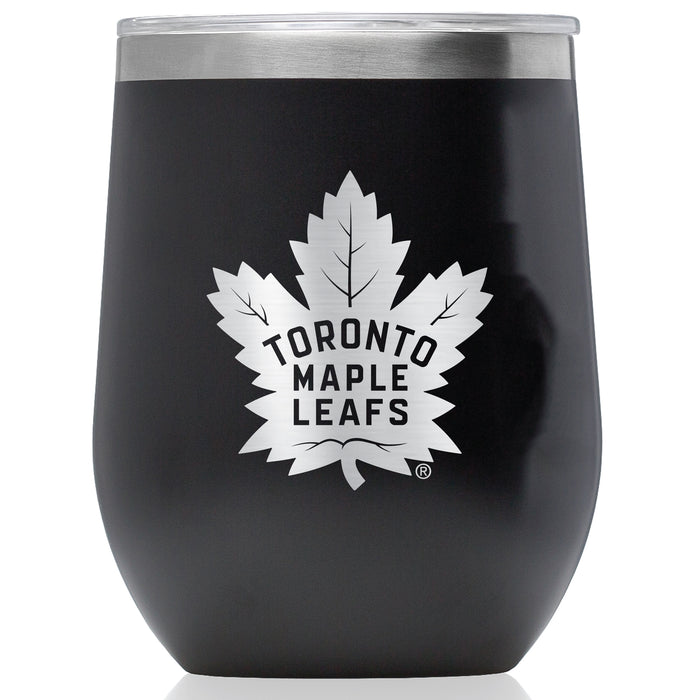 Corkcicle Stemless Wine Glass with Toronto Maple Leafs Primary Logo