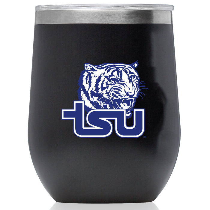 Corkcicle Stemless Wine Glass with Tennessee State Tigers Primary Logo