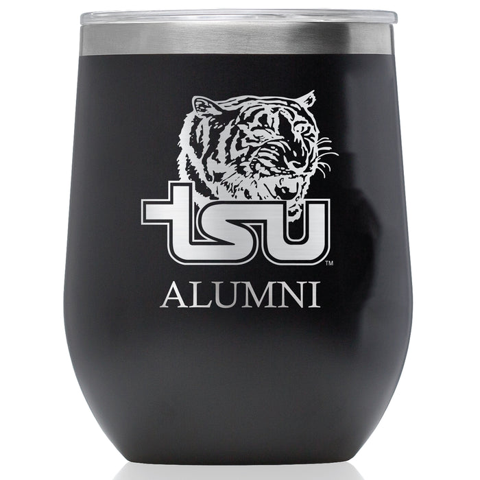 Corkcicle Stemless Wine Glass with Tennessee State Tigers Alumnit Primary Logo