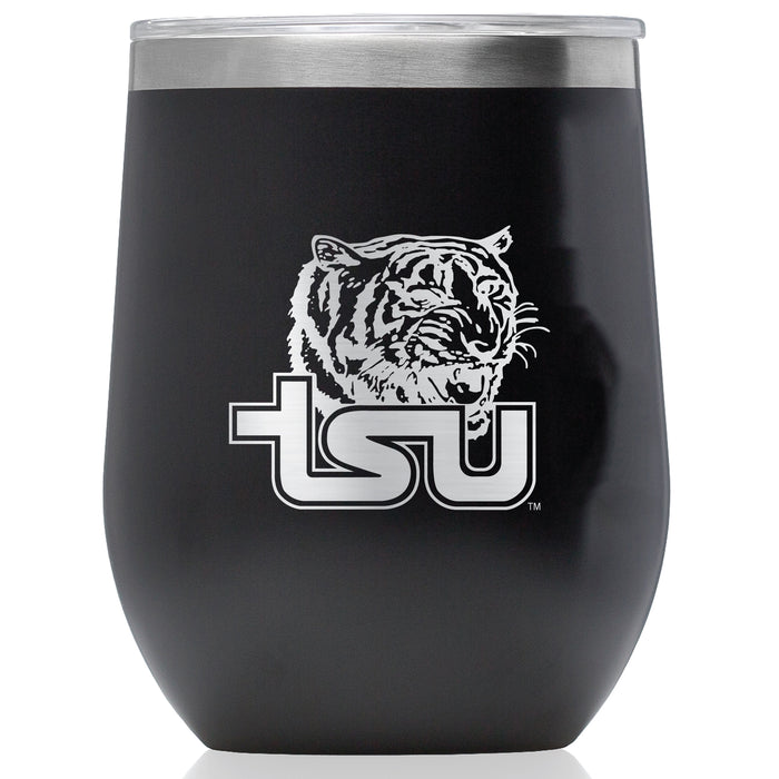 Corkcicle Stemless Wine Glass with Tennessee State Tigers Primary Logo