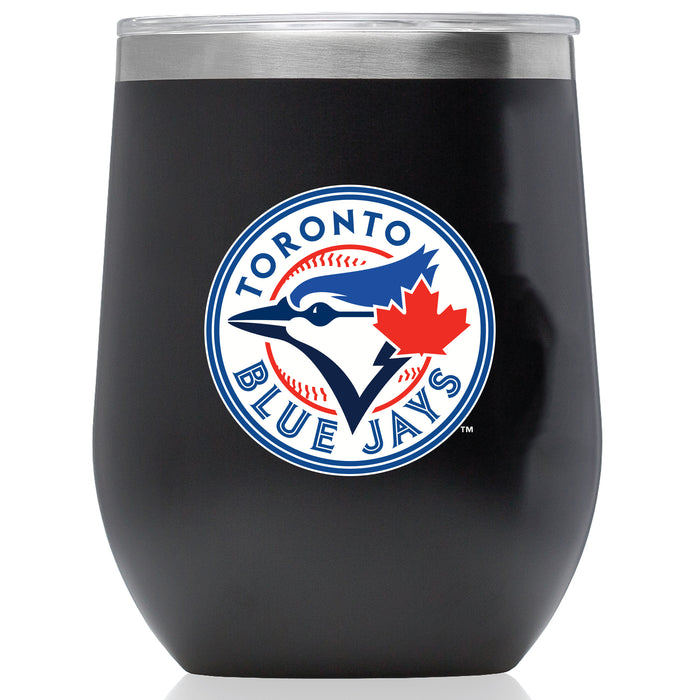 Corkcicle Stemless Wine Glass with Toronto Blue Jays Primary Logo