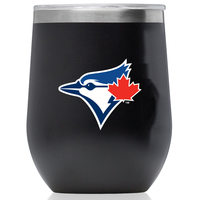 Corkcicle Stemless Wine Glass with Toronto Blue Jays Secondary Logo