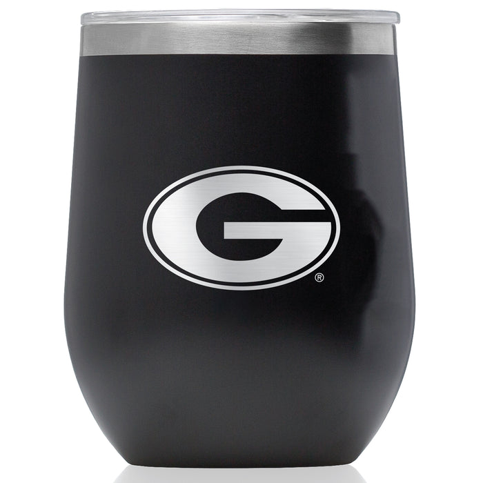 Corkcicle Stemless Wine Glass with Georgia Bulldogs Primary Logo