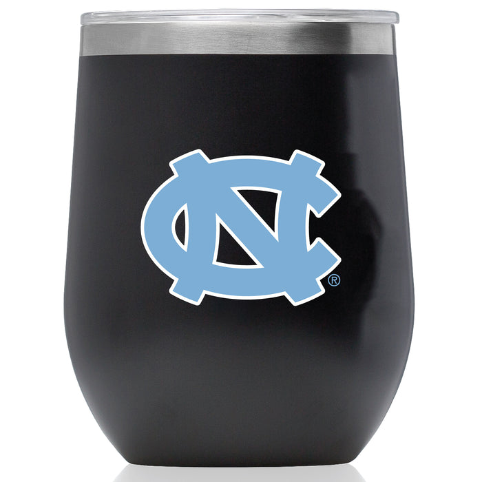 Corkcicle Stemless Wine Glass with UNC Tar Heels Primary Logo