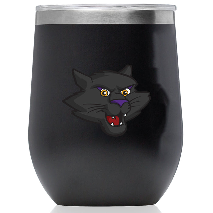 Corkcicle Stemless Wine Glass with Northern Iowa Panthers Secondary Logo
