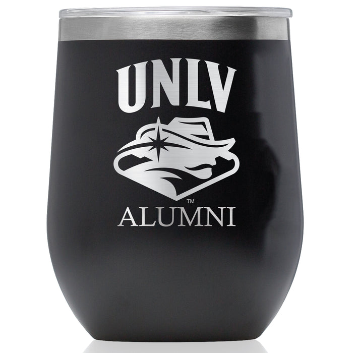 Corkcicle Stemless Wine Glass with UNLV Rebels Alumnit Primary Logo