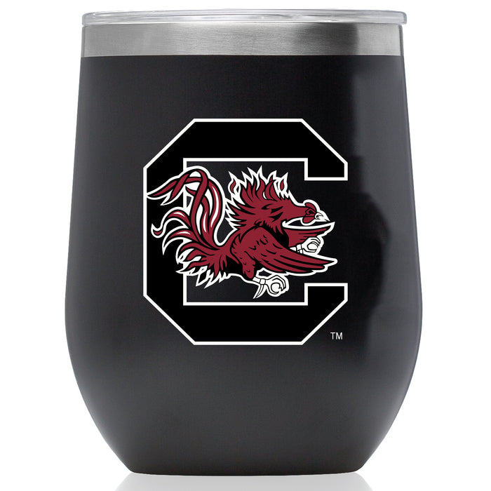 Corkcicle Stemless Wine Glass with South Carolina Gamecocks Primary Logo