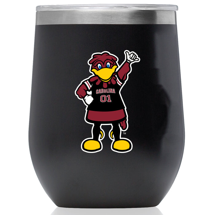 Corkcicle Stemless Wine Glass with South Carolina Gamecocks Secondary Logo