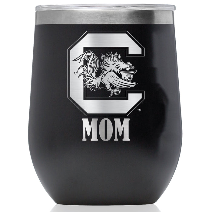 Corkcicle Stemless Wine Glass with South Carolina Gamecocks Mom Primary Logo