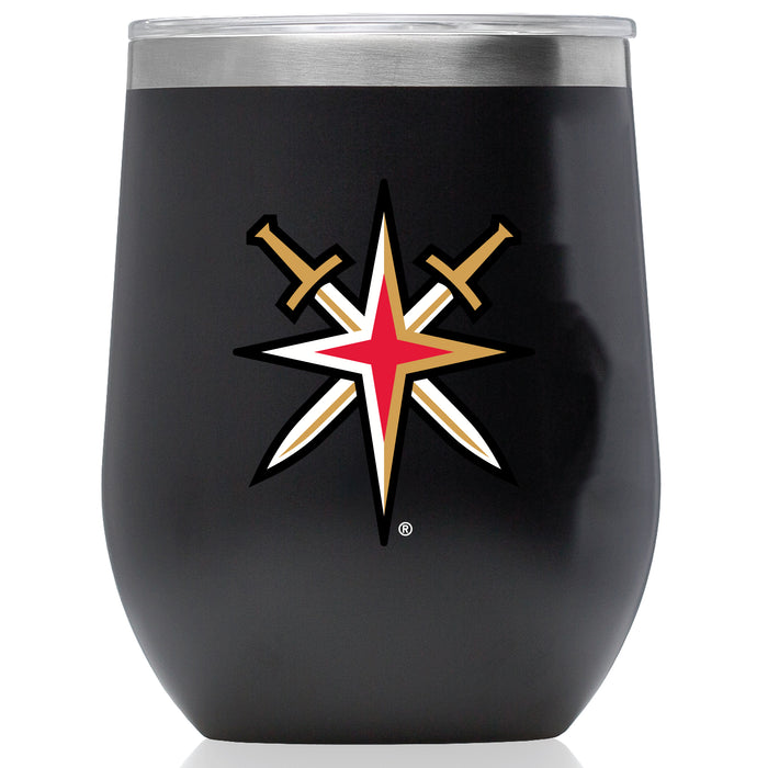 Corkcicle Stemless Wine Glass with Vegas Golden Knights Secondary Logo