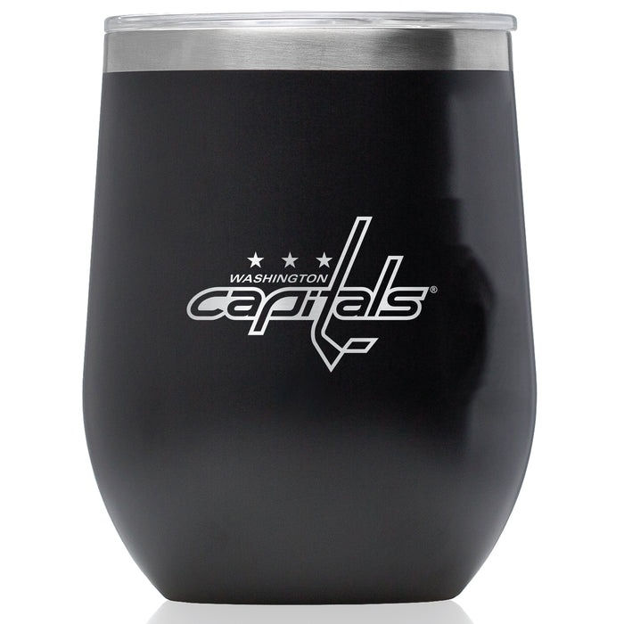 Corkcicle Stemless Wine Glass with Washington Capitals Primary Logo