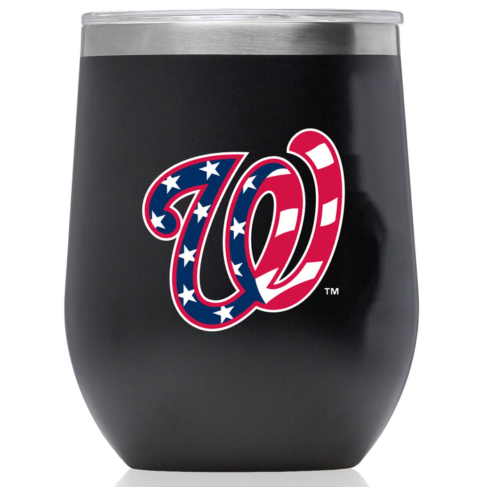 Corkcicle Stemless Wine Glass with Washington Nationals Secondary Logo