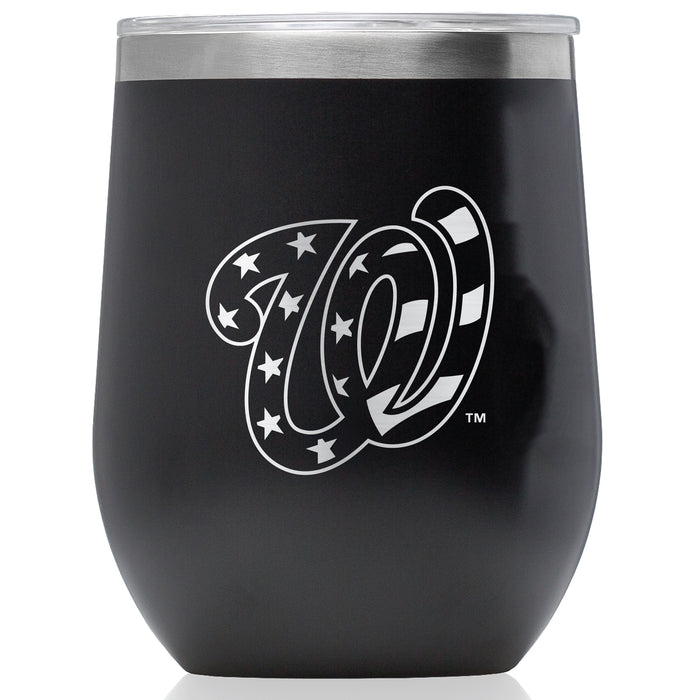 Corkcicle Stemless Wine Glass with Washington Nationals Secondary Etched Logo