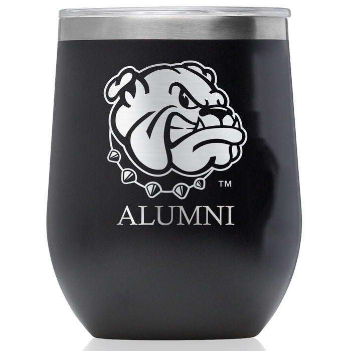 Corkcicle Stemless Wine Glass with Western Illinois University Leathernecks Alumnit Primary Logo