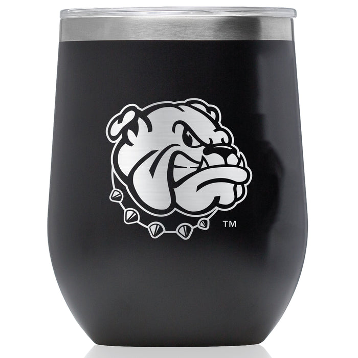 Corkcicle Stemless Wine Glass with Western Illinois University Leathernecks Primary Logo