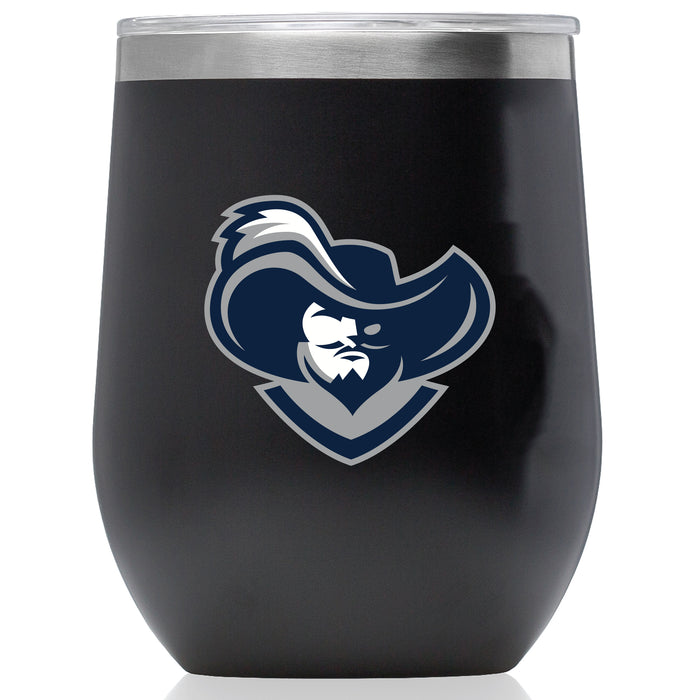 Corkcicle Stemless Wine Glass with Xavier Musketeers Secondary Logo