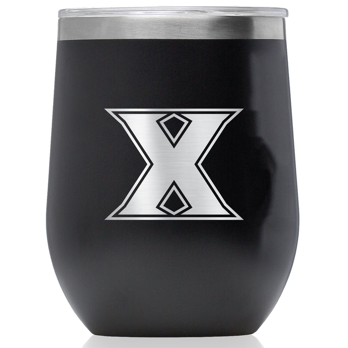 Corkcicle Stemless Wine Glass with Xavier Musketeers Primary Logo