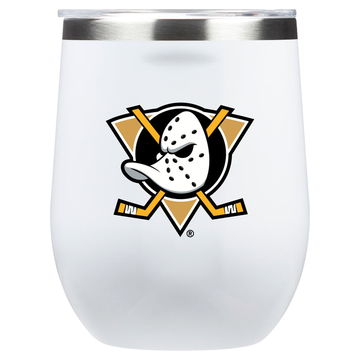 Corkcicle Stemless Wine Glass with Anaheim Ducks Secondary Logo