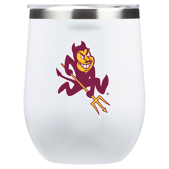 Corkcicle Stemless Wine Glass with Arizona State Sun Devils Secondary Logo