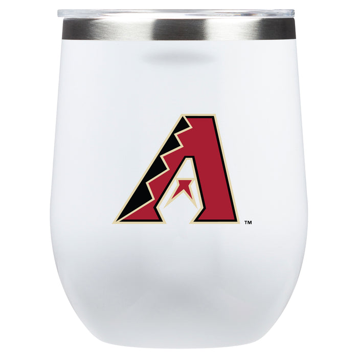 Corkcicle Stemless Wine Glass with Arizona Diamondbacks Primary Logo