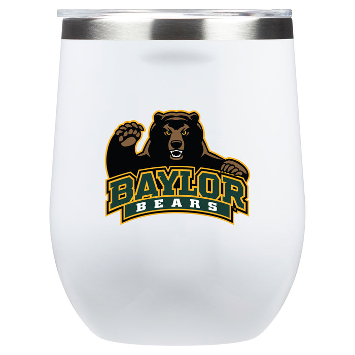 Corkcicle Stemless Wine Glass with Baylor Bears Secondary Logo