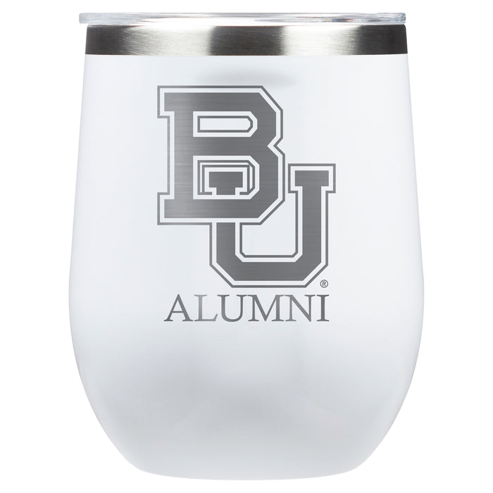 Corkcicle Stemless Wine Glass with Baylor Bears Alumnit Primary Logo