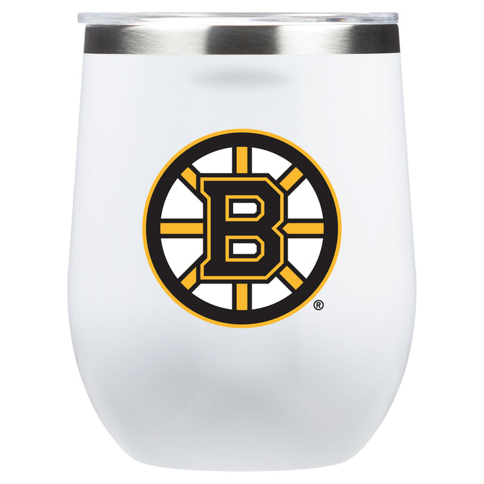 Corkcicle Stemless Wine Glass with Boston Bruins Primary Logo