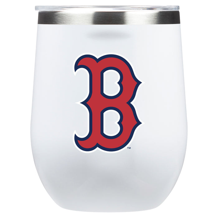 Corkcicle Stemless Wine Glass with Boston Red Sox Primary Logo