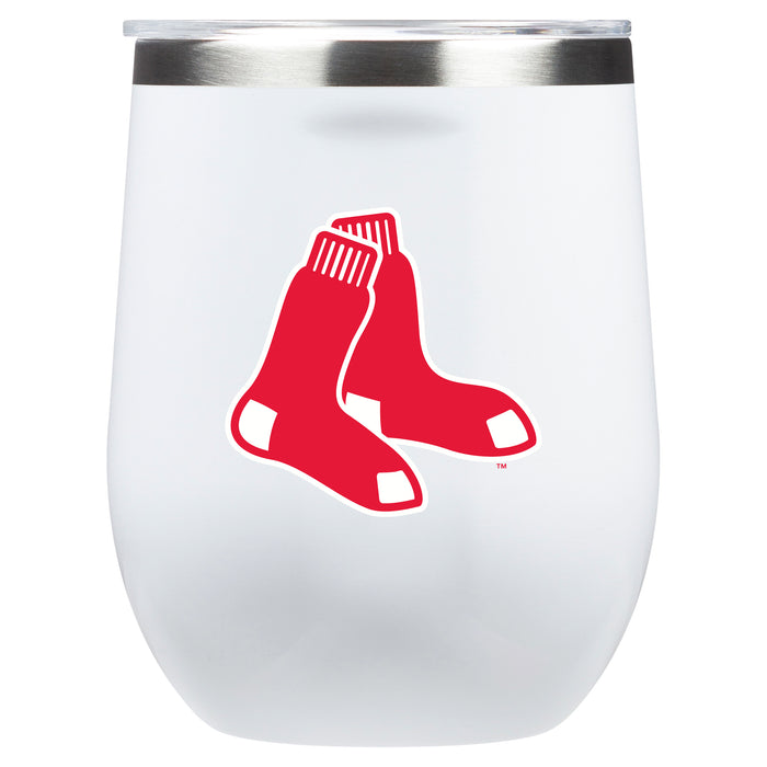 Corkcicle Stemless Wine Glass with Boston Red Sox Secondary Logo