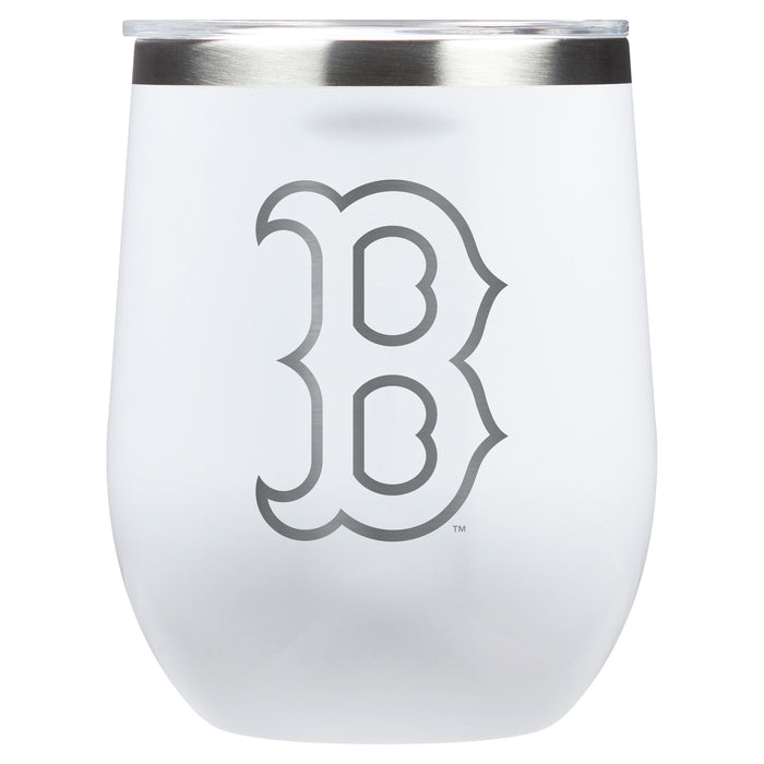 Corkcicle Stemless Wine Glass with Boston Red Sox Primary Logo