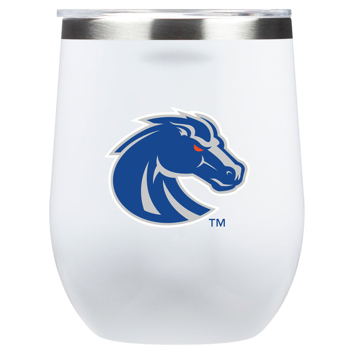 Corkcicle Stemless Wine Glass with Boise State Broncos Primary Logo