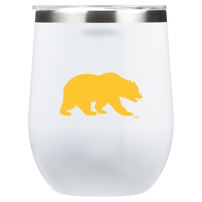 Corkcicle Stemless Wine Glass with California Bears Secondary Logo