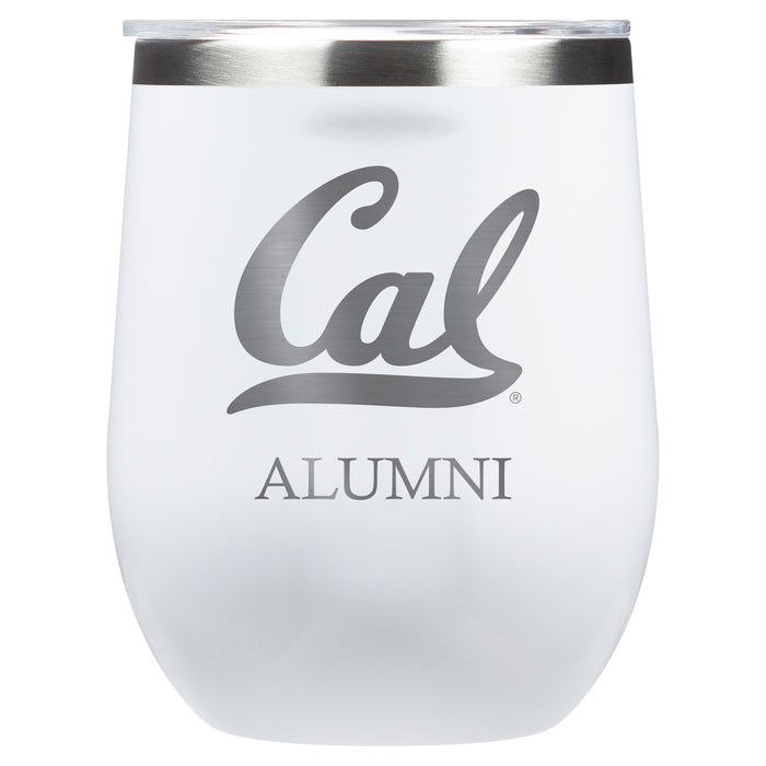 Corkcicle Stemless Wine Glass with California Bears Alumnit Primary Logo