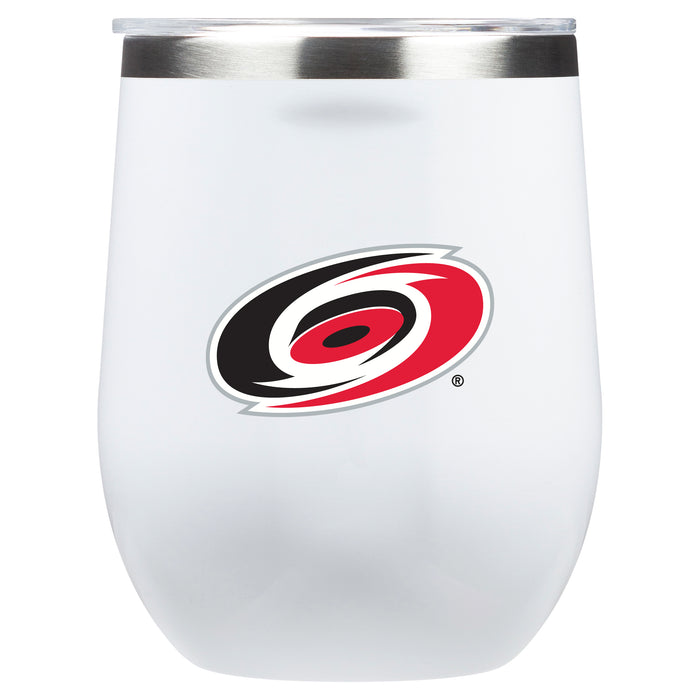 Corkcicle Stemless Wine Glass with Carolina Hurricanes Primary Logo