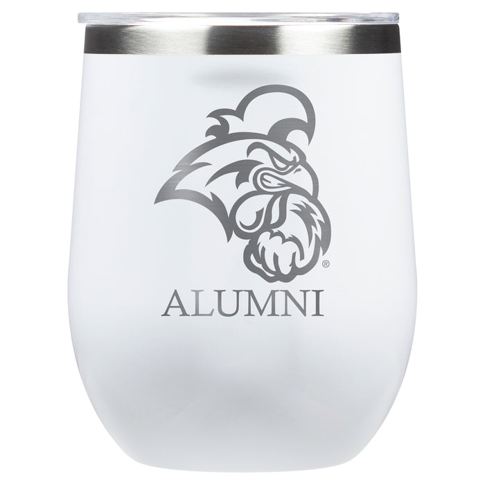 Corkcicle Stemless Wine Glass with Coastal Carolina Univ Chanticleers Alumnit Primary Logo